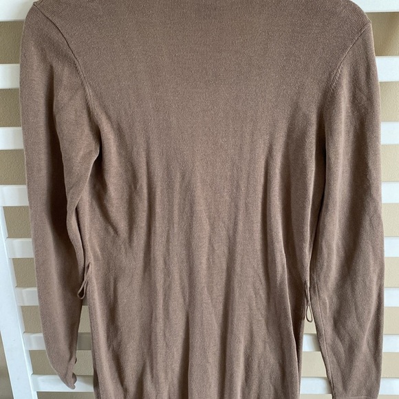 Cabi Women's Taupe Genteel Long Button-Up Cardigan Sweater Size X Small #6161 - Picture 9 of 15